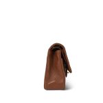Dark Caramel/Brown Lambskin Quilted Classic Flap Bag Medium GHW - Image 4