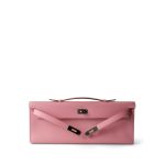 Kelly Cut Clutch Rose Confetti Epsom Palladium Plated R Stamp - Image 11