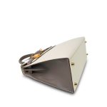 Kelly Sellier 28 Bi-Color Horseshoe (HSS) Craie/Etain Epsom Gold Plated C Stamp - Image 13