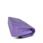 20S Purple Caviar Quilted Classic Flap Small LGHW - Image 11