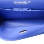 Blue Lambskin Quilted Medium Classic Flap Silver Hardware - Image 13