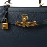 Kelly Sellier 25 Bleu Indigo Epsom Gold Plated Y Stamp - Image 9