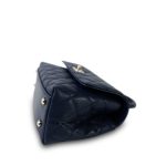 Navy Caviar Quilted Small Coco Handle LGHW - Image 6