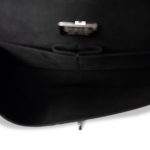 Black Silver Metallic Python Medium Classic Flap - Image 12