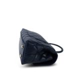 Navy Caviar Quilted Small Coco Handle LGHW - Image 8