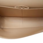 Beige Clair Caviar Quilted Jumbo Classic Flap SHW - Image 13