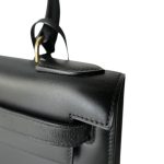 Kelly Sellier 28 Black Box Calfskin Gold Plated (H) Stamp - Image 13