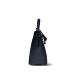 Kelly Sellier 25 Bleu Indigo Epsom Gold Plated Y Stamp - Image 16