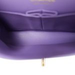 20S Purple Caviar Quilted Classic Flap Small LGHW - Image 16