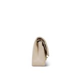20C Light Beige Caviar Quilted Classic Flap Medium Light Gold Hardware - Image 5