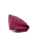 Dark Pink Caviar Quilted Classic Flap Small Light Gold Hardware - Image 11