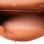Kelly Pochette Gold Swift Gold Plated B Stamp - Image 17