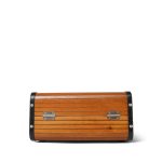 Chanel Brown Wooden Vanity Case Silver Hardware - Image 7