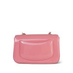23K Pink Patent Camellia Single Flap Bag Light Gold Hardware - Image 8