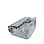 Black & White Reversible CC Logo Sequin Mini Single Flap Ruthenium Hardware - Image 11