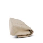 20C Light Beige Caviar Quilted Classic Flap Medium Light Gold Hardware - Image 11