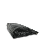 24P Black Crumpled Calfskin Quilted 22 Hobo Bag Medium Aged Gold Hardware - Image 8