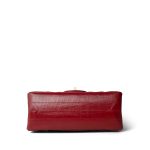 22K Red Aged Calfskin Chevron 255 Reissue Aged Gold Hardware - Image 10