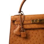 Kelly Sellier 28 Natural Ostrich Gold Plated (Y) Stamp - Image 12