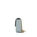 Celine Ice Blue Shiny Calfskin Claude Chain Shoulder Bag Light Gold Hardware - Image 4