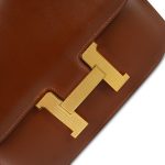 Constance 23 Noisette Calfskin Gold Plated Guilloche [G] Stamp - Image 13
