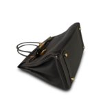 Birkin 30 Ebène Veau Togo Gold Plated X Stamp - Image 9