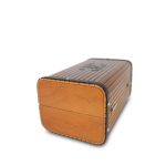 Chanel Brown Wooden Vanity Case Silver Hardware - Image 11