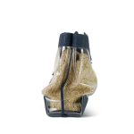 19S Blue Denim PVC Raffia Shopping Tote 31 Small SHW - Image 5