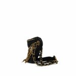 19A Black Lambskin Quilted All About Chains Waist Bag/Bumbag Aged Gold Hardware - Image 2