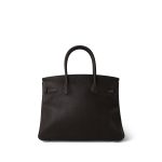 Birkin 30 Ebene Barenia Faubourg Gold Plated Z Stamp - Image 7