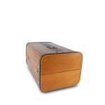 Chanel Brown Wooden Vanity Case Silver Hardware - Image 5