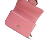 23K Pink Patent Camellia Single Flap Bag Light Gold Hardware - Image 13