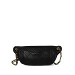 19A Black Lambskin Quilted All About Chains Waist Bag/Bumbag Aged Gold Hardware - Image 4