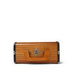 Chanel Brown Wooden Vanity Case Silver Hardware - Image 13