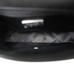 Black & White Reversible CC Logo Sequin Mini Single Flap Ruthenium Hardware - Image 13