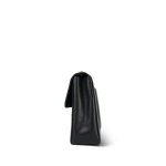 Black Mademoiselle Caviar Vertical Flap Jumbo Gold Hardware - Image 3