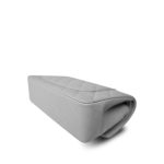 21A Grey Caviar Quilted Classic Flap Small Light Gold Hardware - Image 9