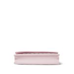 22S Light Pink Caviar Quilted Crystal CC Wallet on Chain WOC LGHW - Image 13