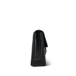 Black Mademoiselle Caviar Vertical Flap Jumbo Gold Hardware - Image 5