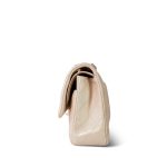 21S Pearly Beige Calfskin Classic Flap Medium Light Gold Hardware - Image 2