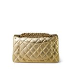 Gold Lambskin Quilted Classic Flap Small Aged Gold Hardware - Image 4