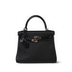 Kelly Touch 25 Retourne Black Lizard/Togo Permabrass Plated B Stamp - Image 17