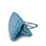 Shoulder Birkin 42 JPG Bleu Jean Clemence Palladium Plated [J] Stamp - Image 7