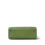 Mini Lady Dior Bag Willow Green Lizard - Image 9