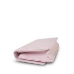 22S Light Pink Caviar Quilted Crystal CC Wallet on Chain WOC LGHW - Image 9