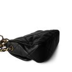 Black Lambskin Quilted Coco Love Flap Bag - Image 10