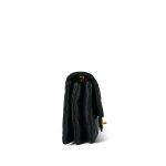 Black Lambskin Quilted Pillow Crush Single Flap Aged Gold Hardware - Image 4