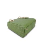 Mini Lady Dior Bag Willow Green Lizard - Image 3