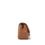 Caramel Lambskin Quilted Mini Square Flap LGHW - Image 4