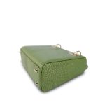 Mini Lady Dior Bag Willow Green Lizard - Image 6